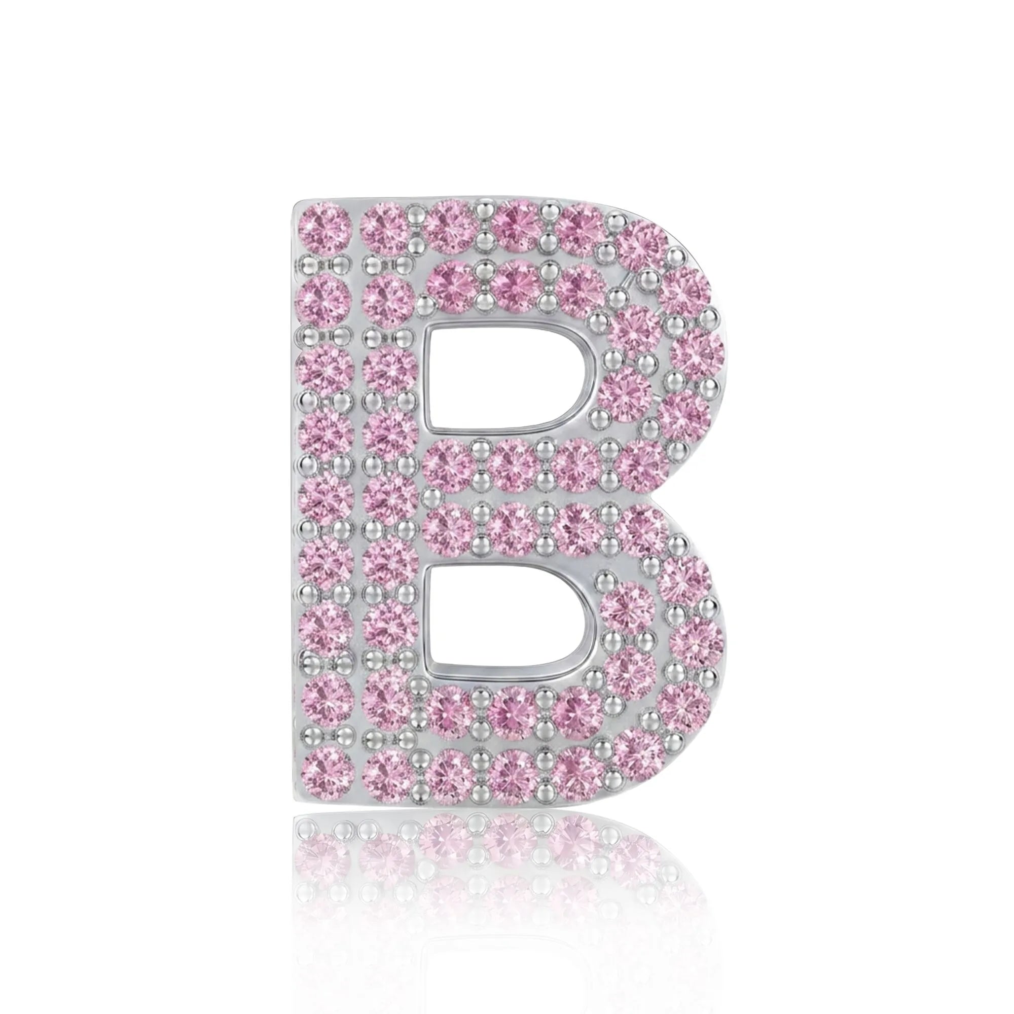 Pink Letter B / Beta Charm