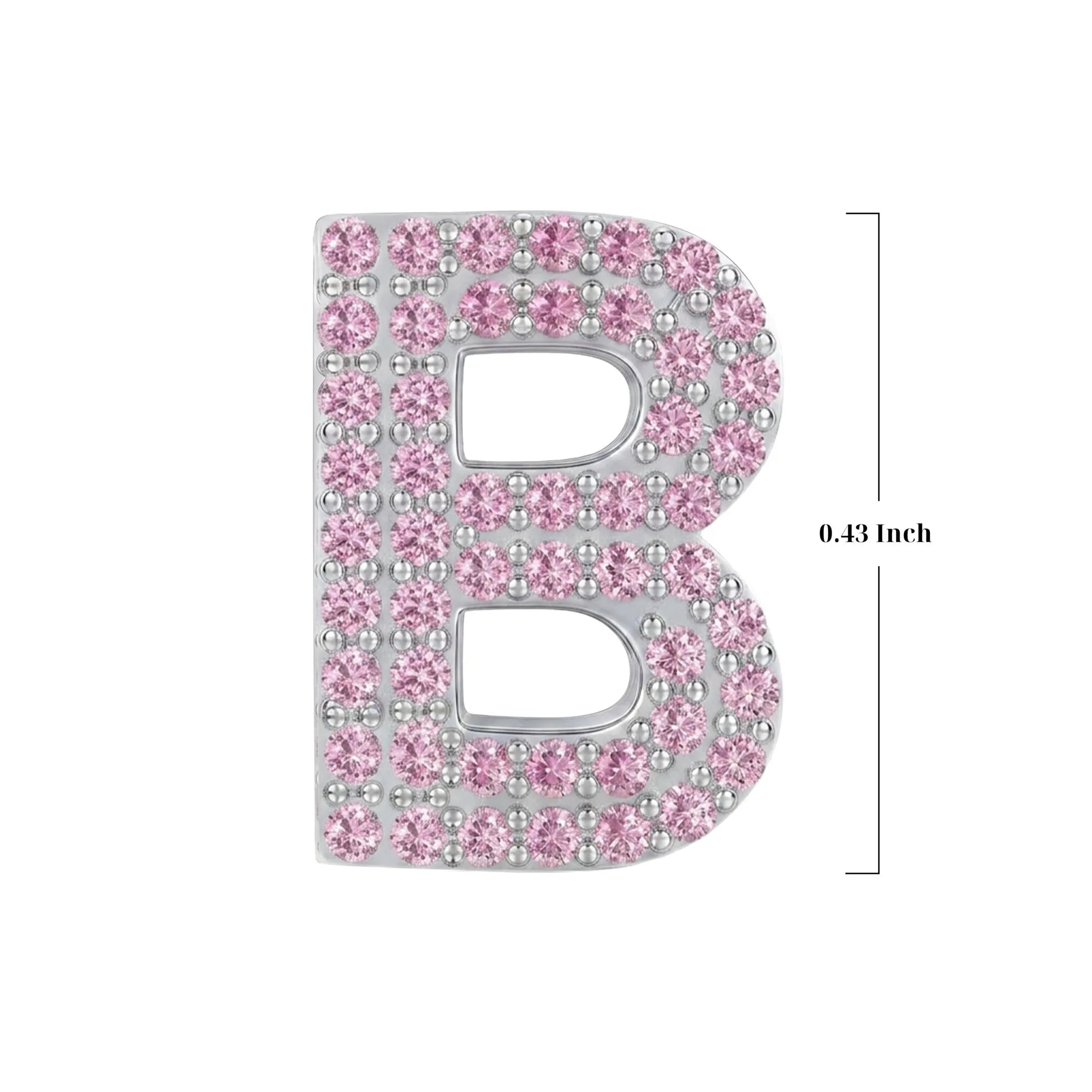 Pink Letter B / Beta Charm