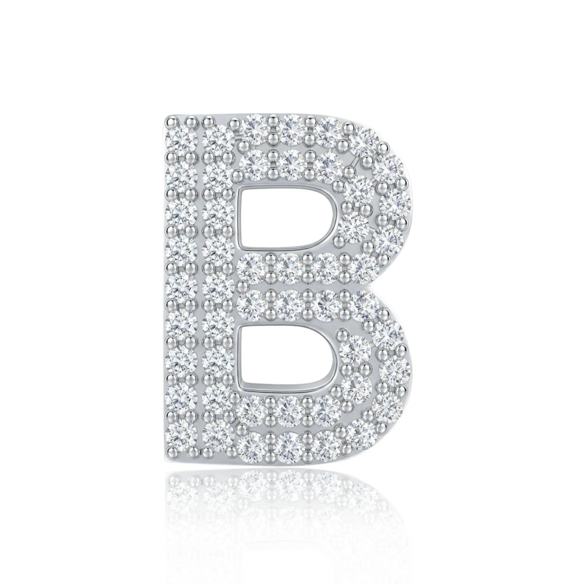 Silver Letter B / Beta Charm