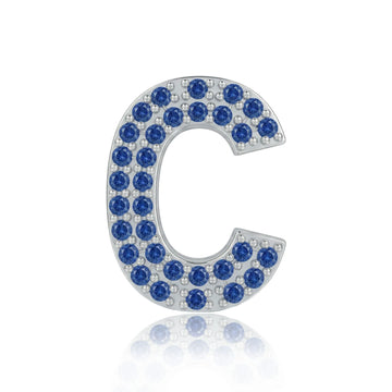 Blue Letter C Charm