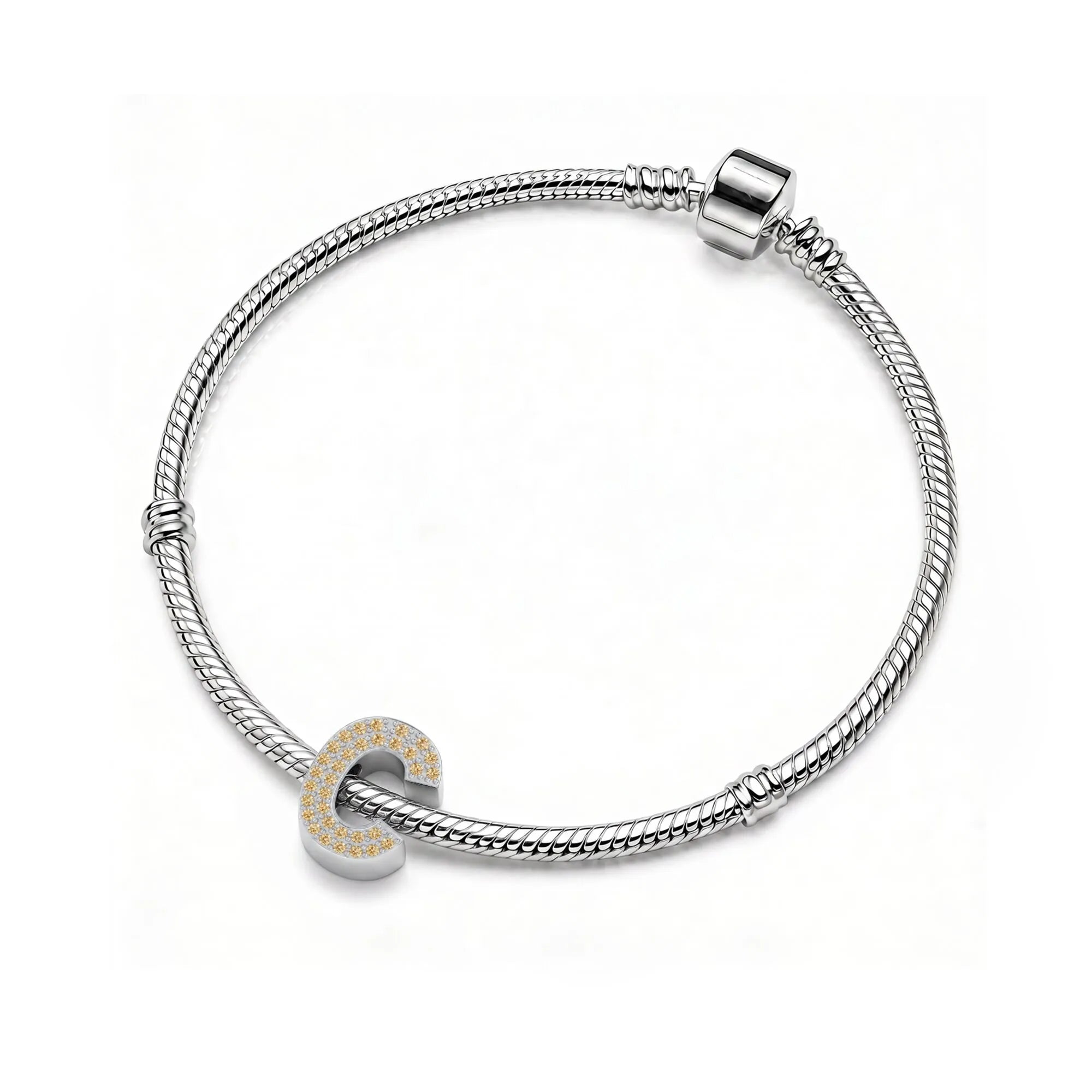 Gold Letter C Charm