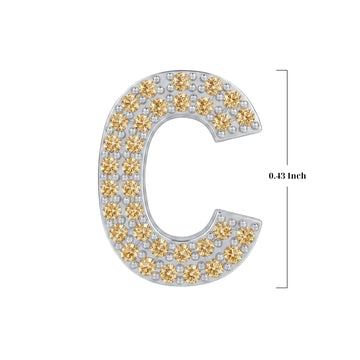 Gold Letter C Charm