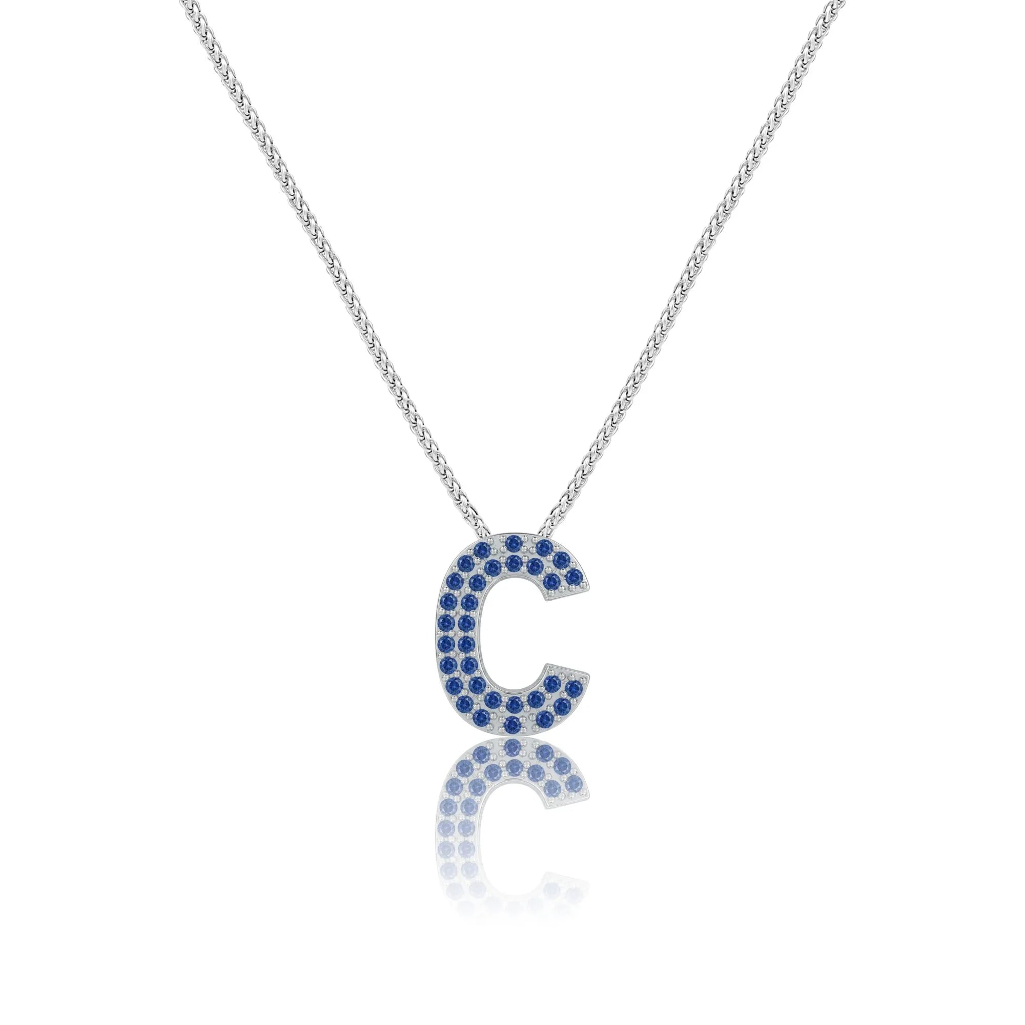 Blue Letter C Charm