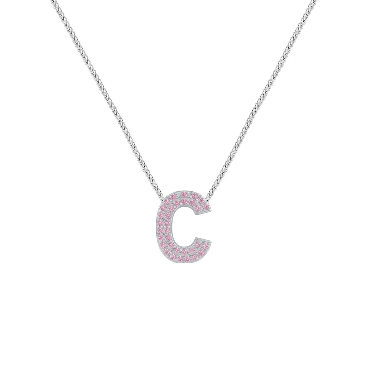 Pink Letter C Charm