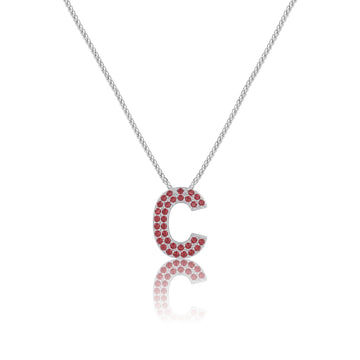 Red Letter C Charm
