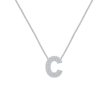 Silver Letter C Charm