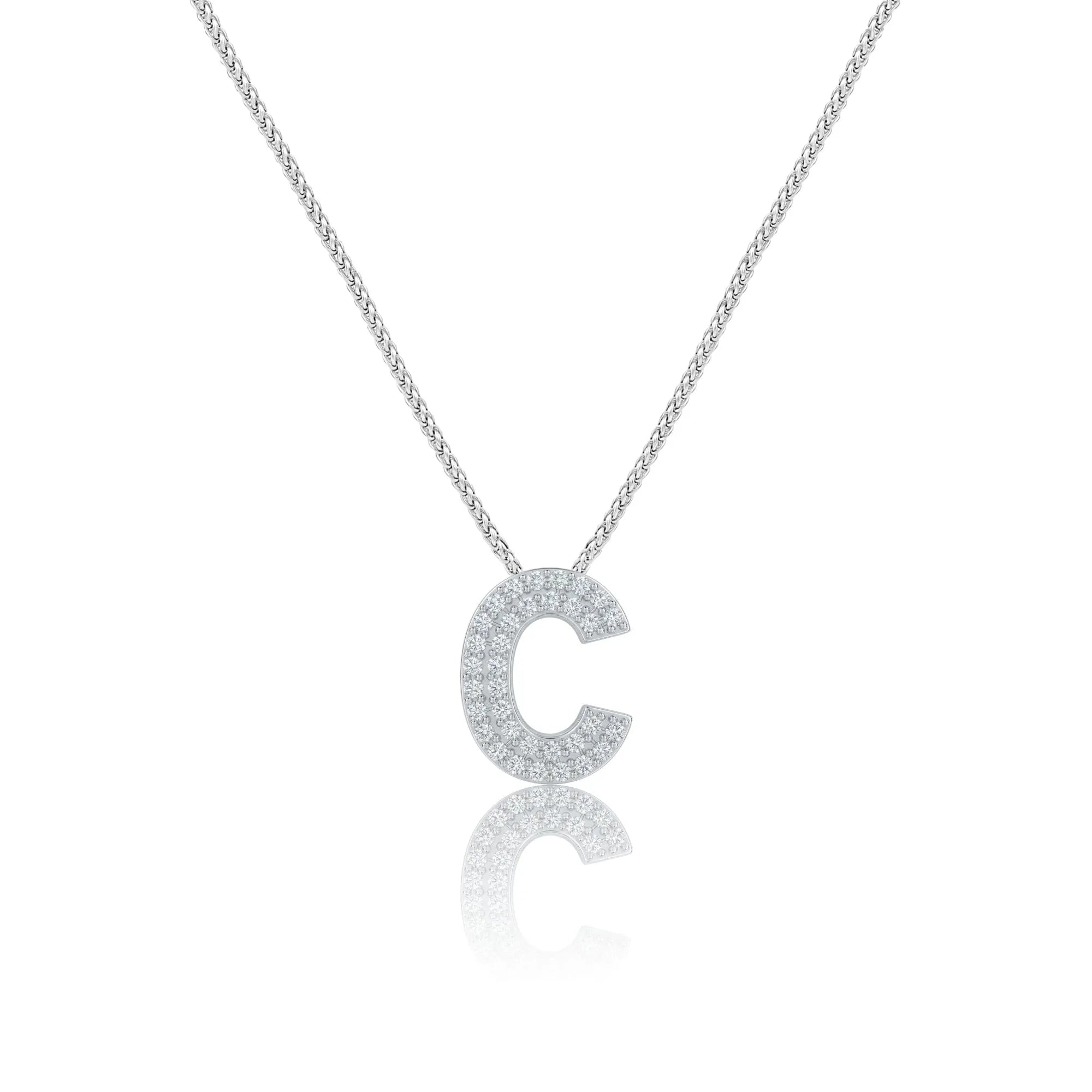 Silver Letter C Charm