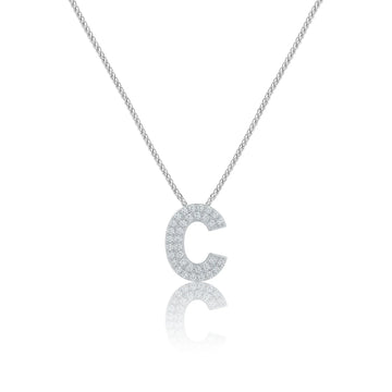 Silver Letter C Charm