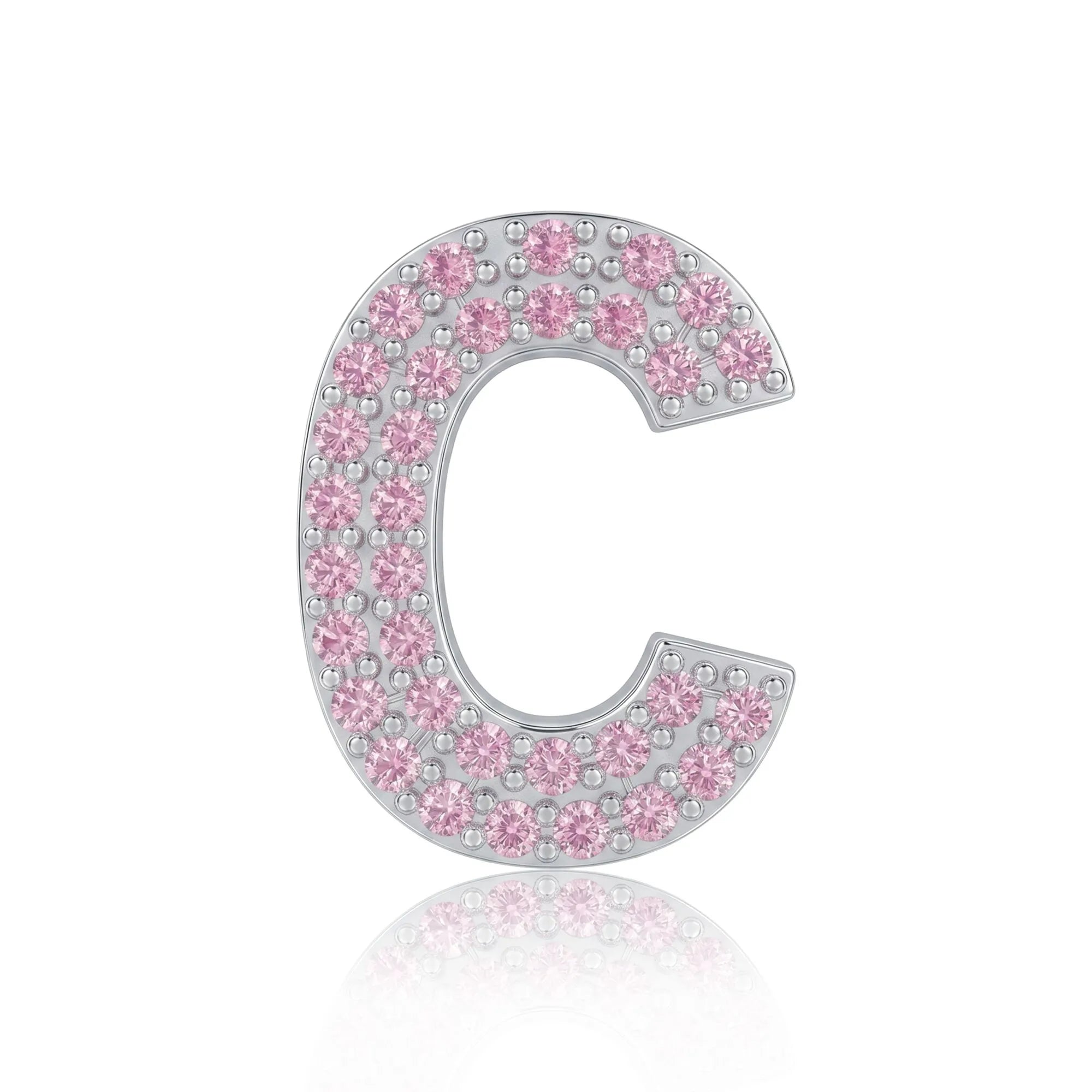 Pink Letter C Charm