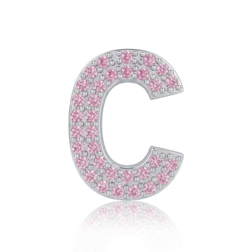 Pink Letter C Charm