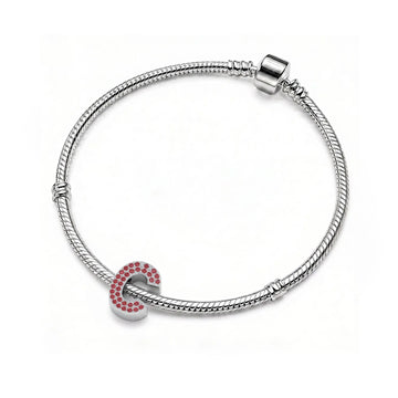 Red Letter C Charm