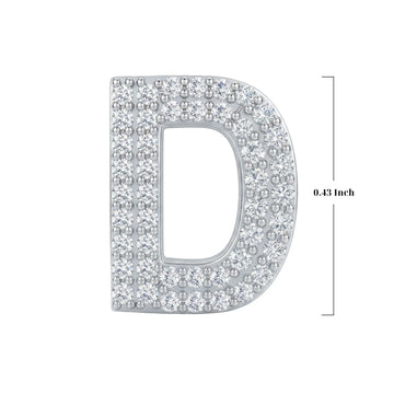 Silver Letter D Charm