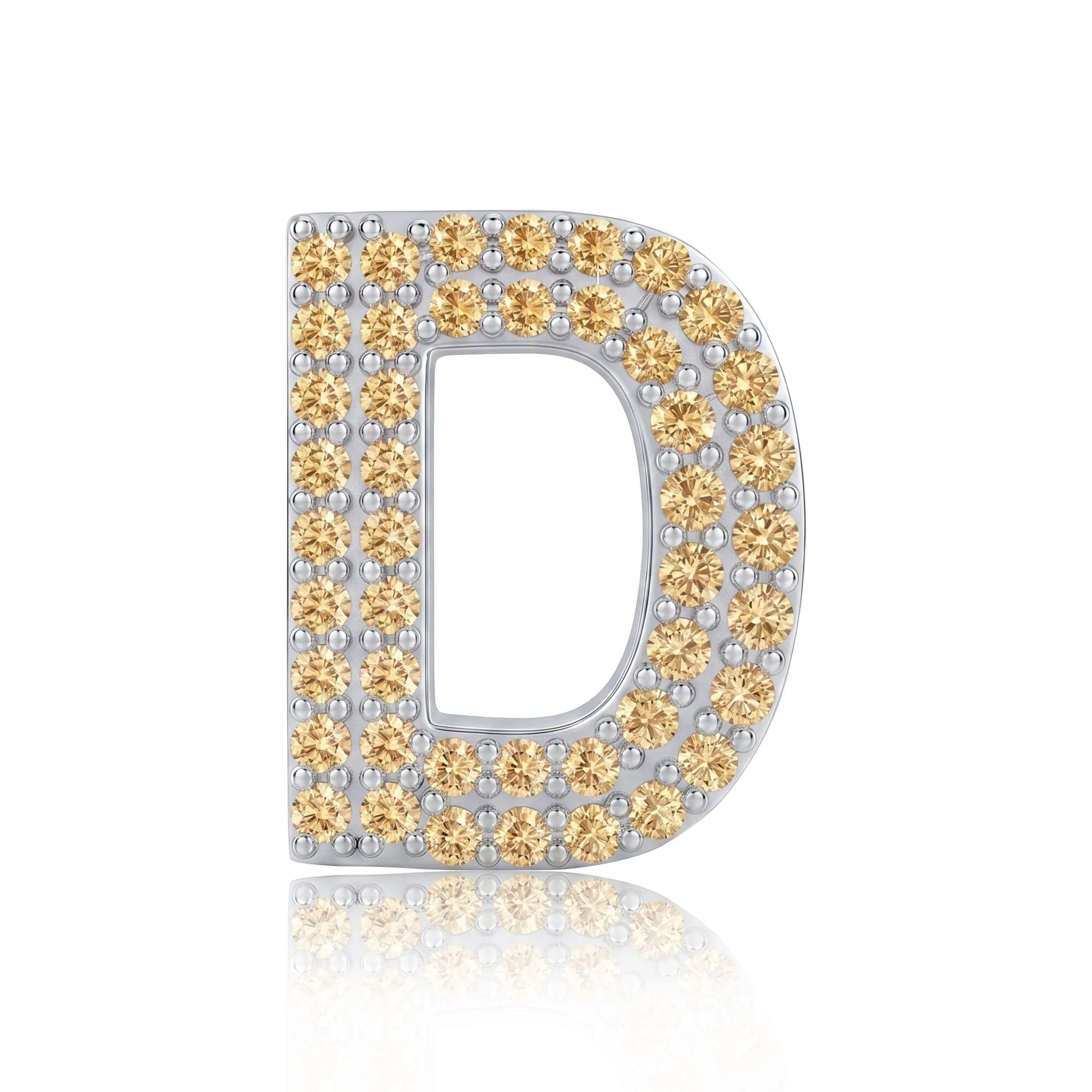 Gold Letter D Charm