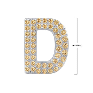 Gold Letter D Charm