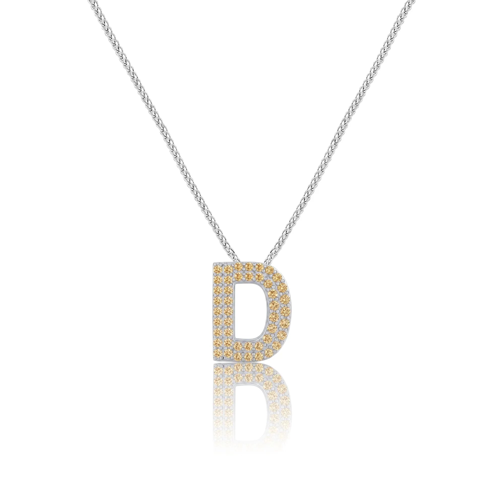 Gold Letter D Charm