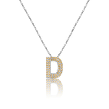 Gold Letter D Charm