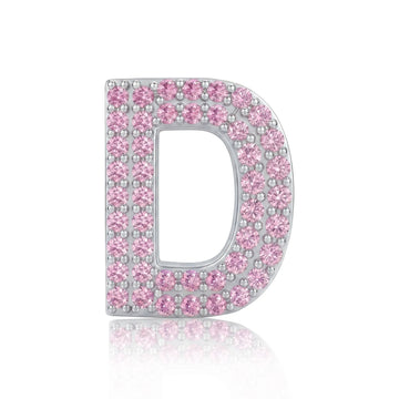 Pink Letter D Charm