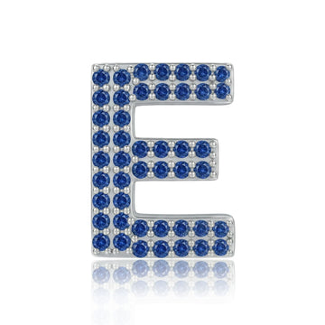 Blue Letter E / Epsilon Charm