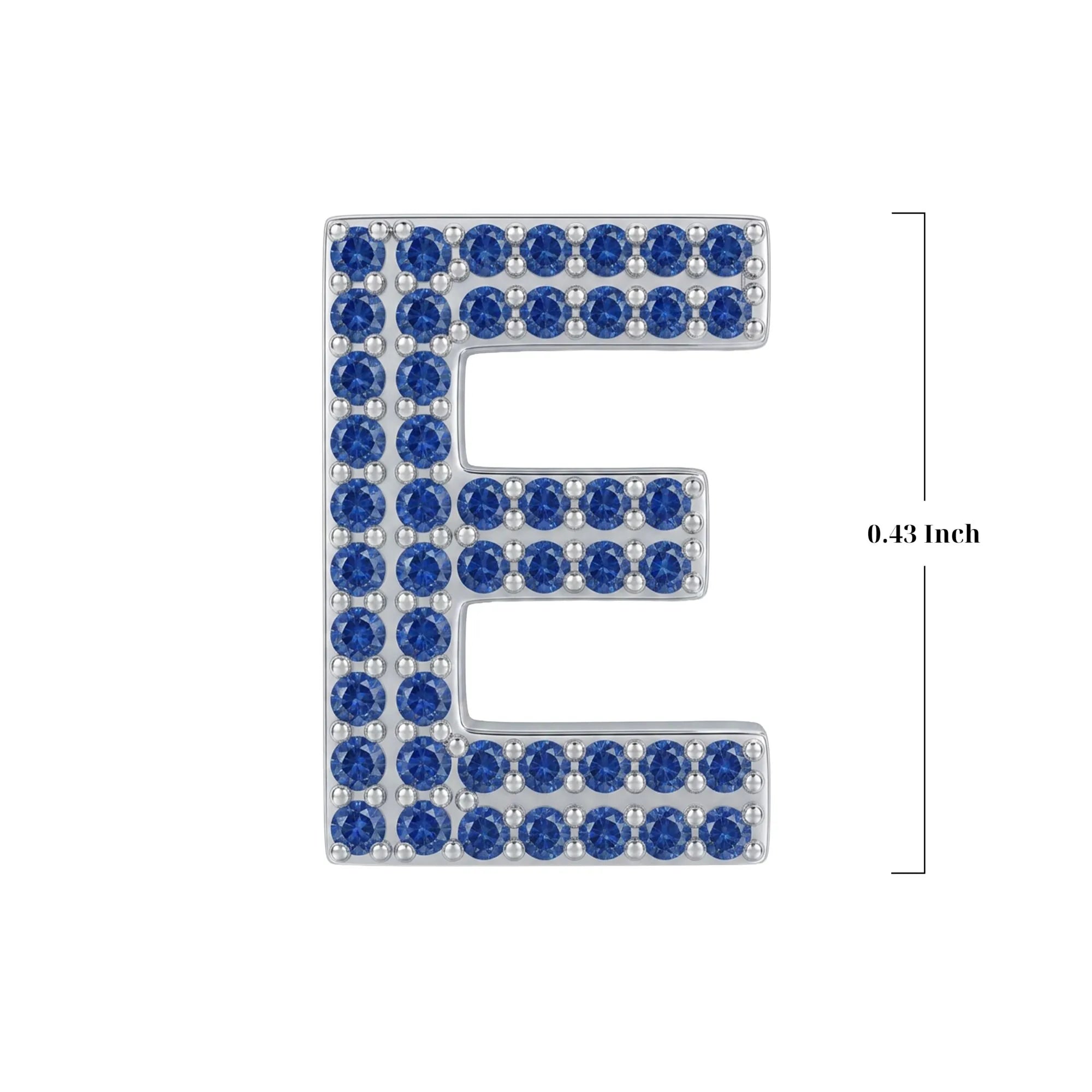 Blue Letter E / Epsilon Charm