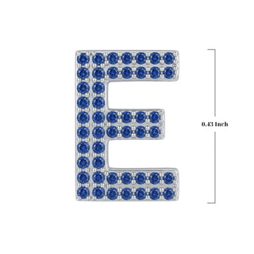 Blue Letter E / Epsilon Charm