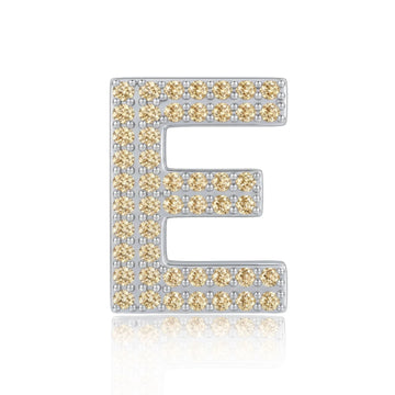 Gold Letter E / Epsilon Charm