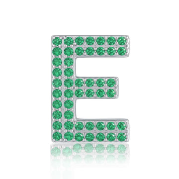 Green Letter E / Epsilon Charm