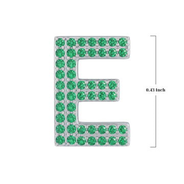Green Letter E / Epsilon Charm