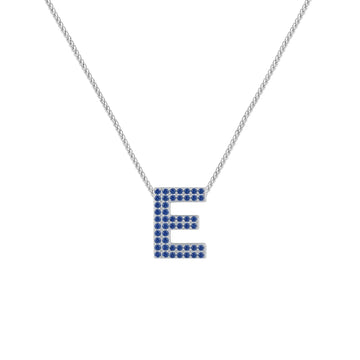 Blue Letter E / Epsilon Charm