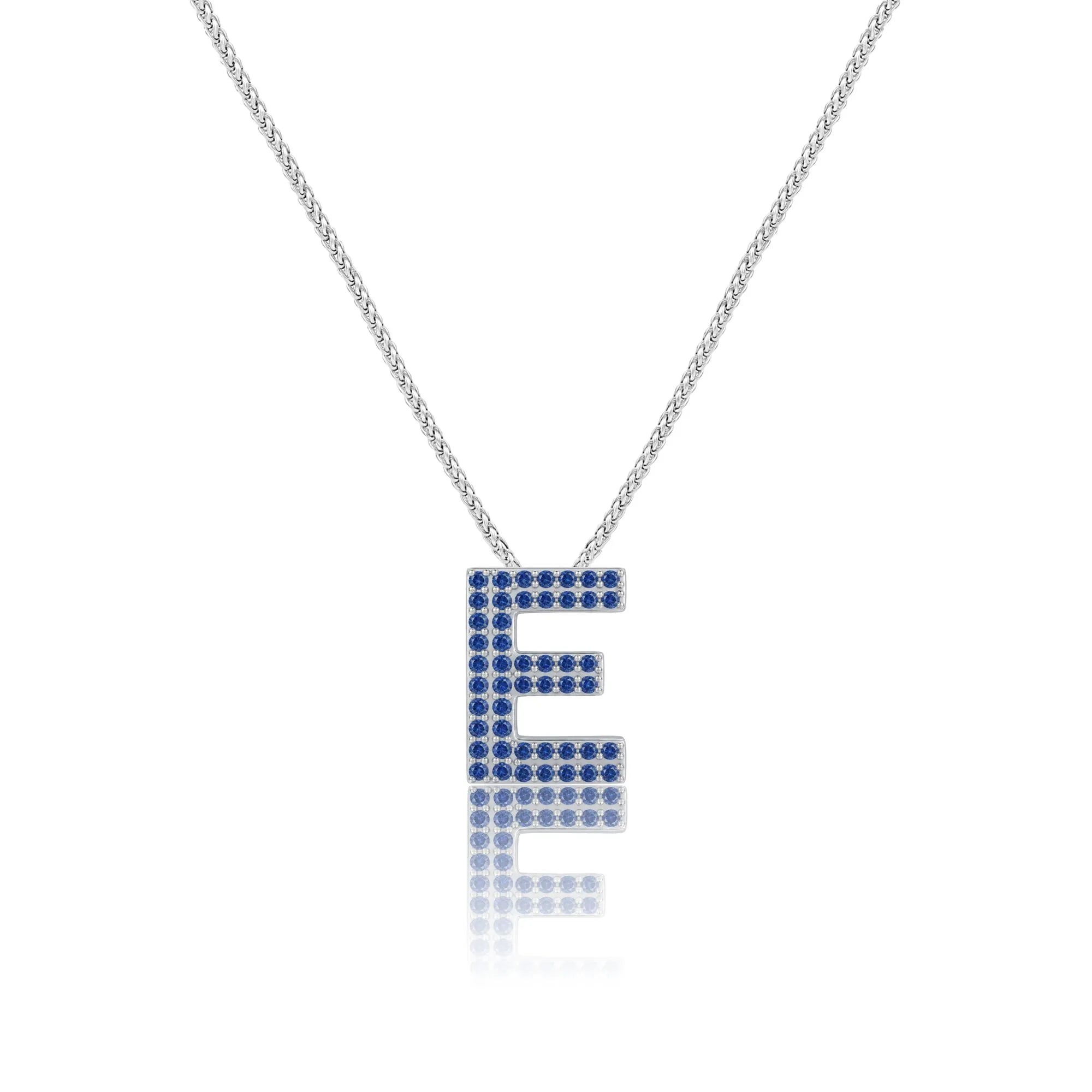 Blue Letter E / Epsilon Charm