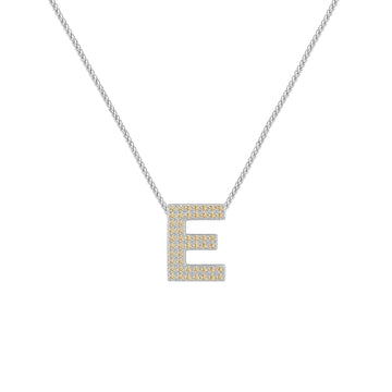 Gold Letter E / Epsilon Charm
