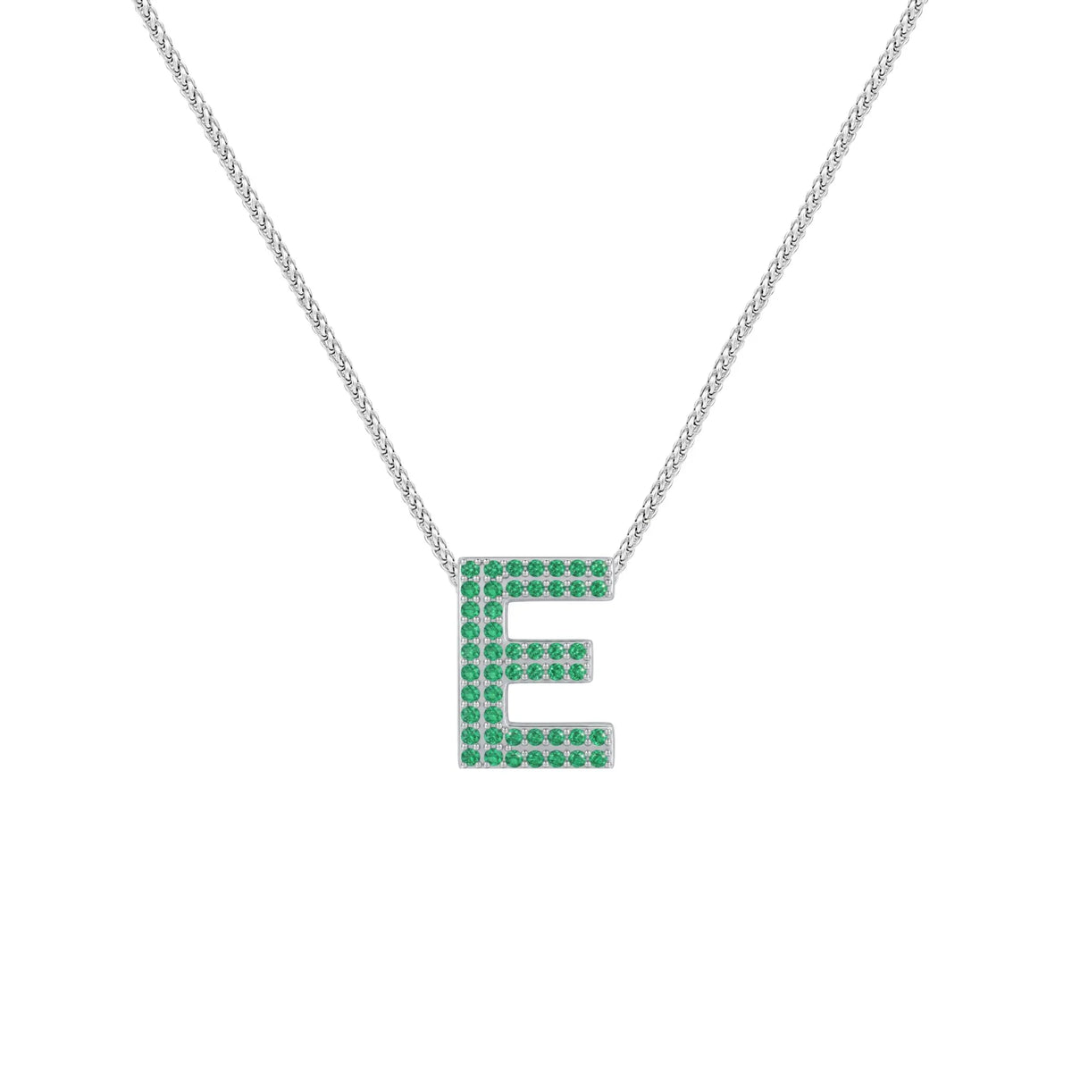 Green Letter E / Epsilon Charm