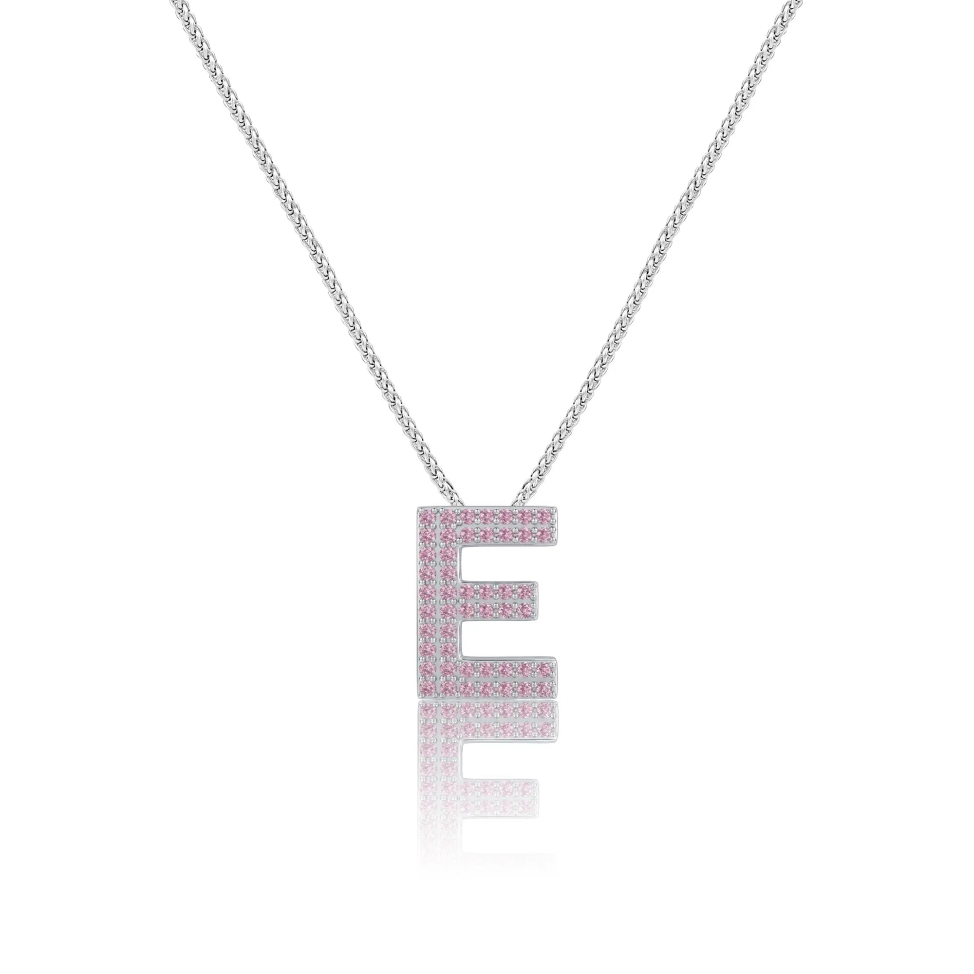 Pink Letter E / Epsilon Charm