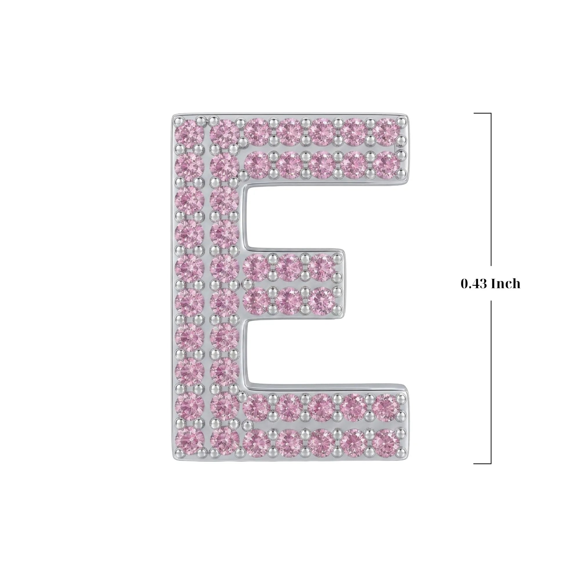 Pink Letter E / Epsilon Charm