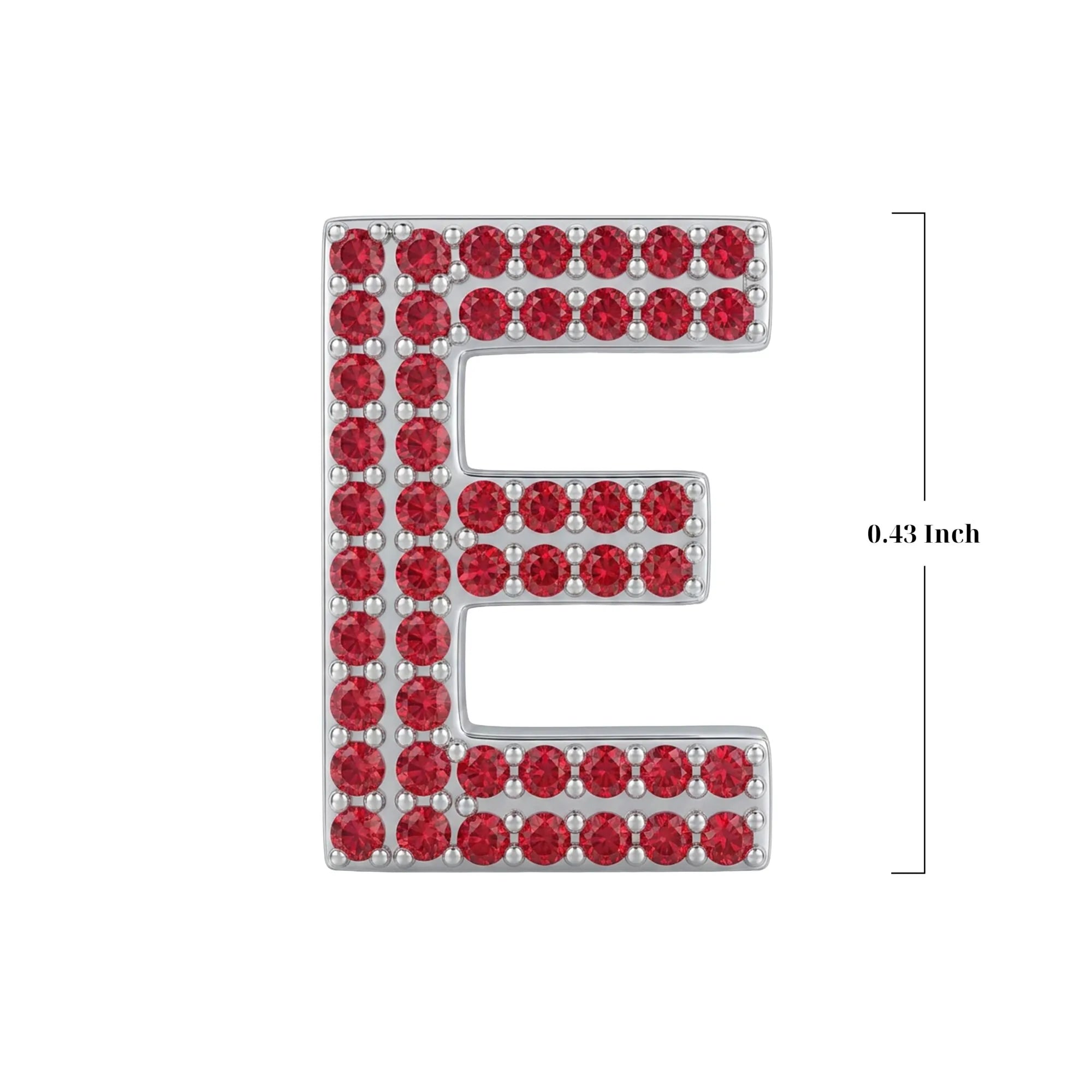 Red Letter E / Epsilon Charm