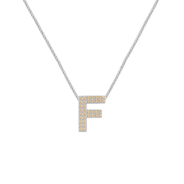 Gold Letter F Charm