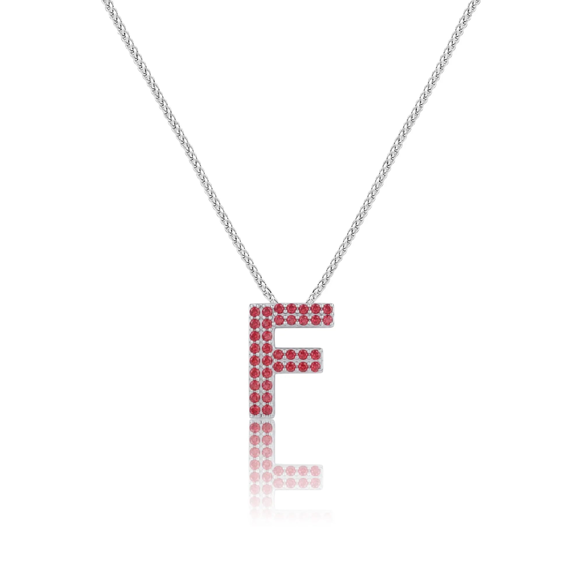 Red Letter F Charm