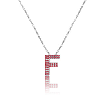 Red Letter F Charm