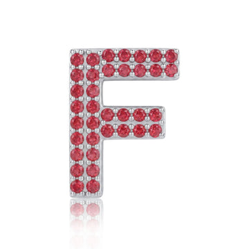 Red Letter F Charm