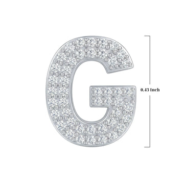 Silver Letter G Charm
