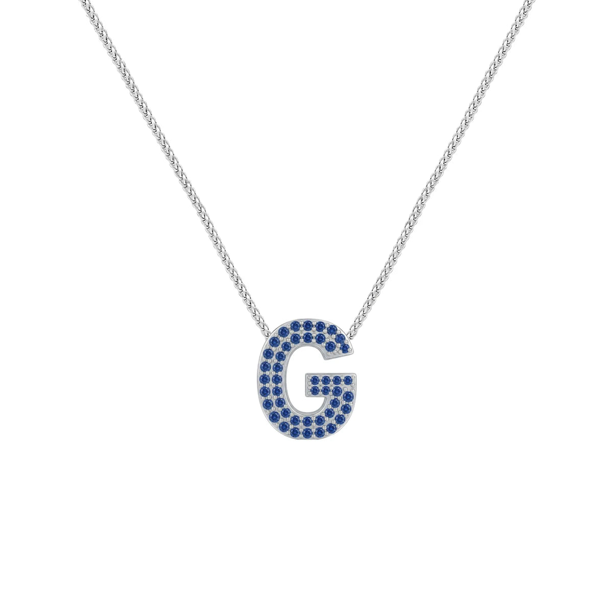 Blue Letter G Charm