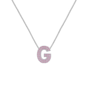 Pink Letter G Charm