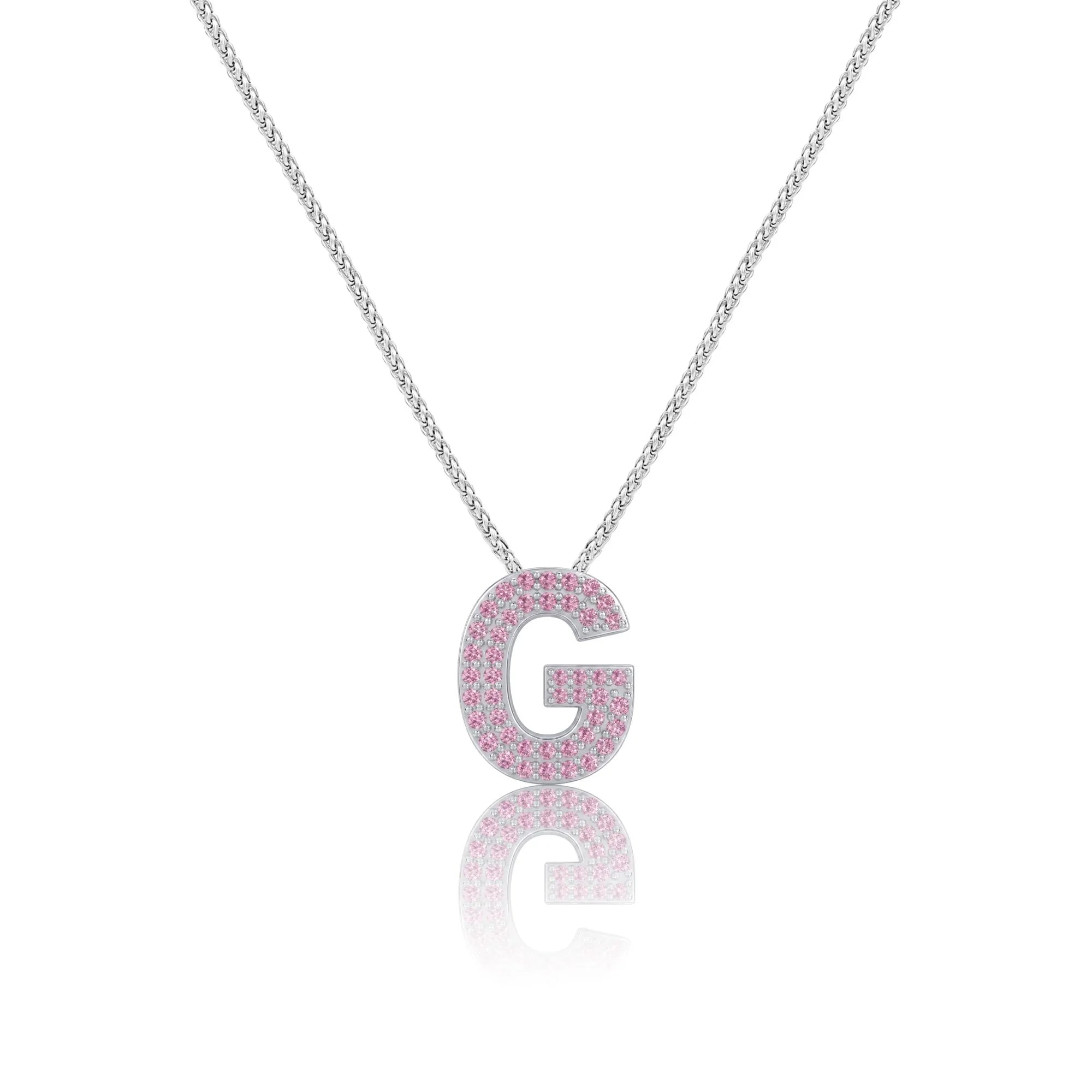 Pink Letter G Charm