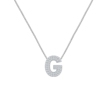 Silver Letter G Charm