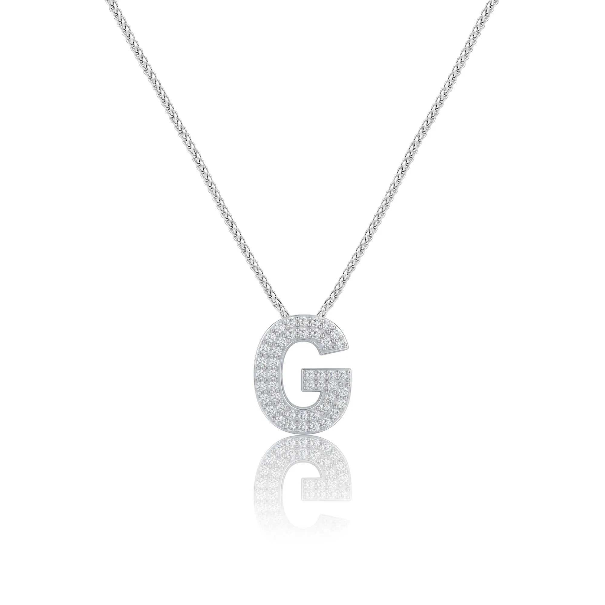 Silver Letter G Charm
