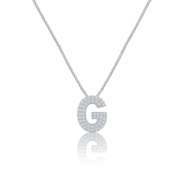 Silver Letter G Charm