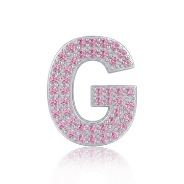 Pink Letter G Charm