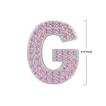 Pink Letter G Charm