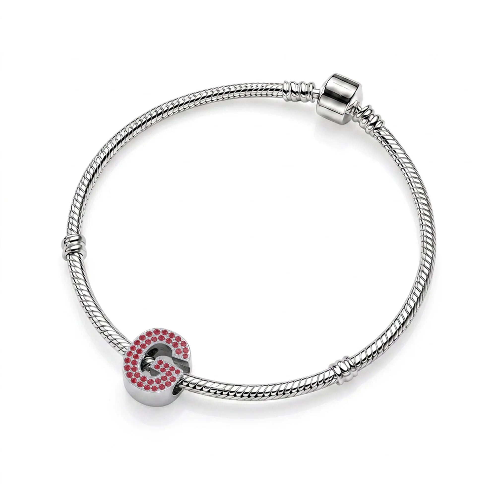 Red Letter G Charm