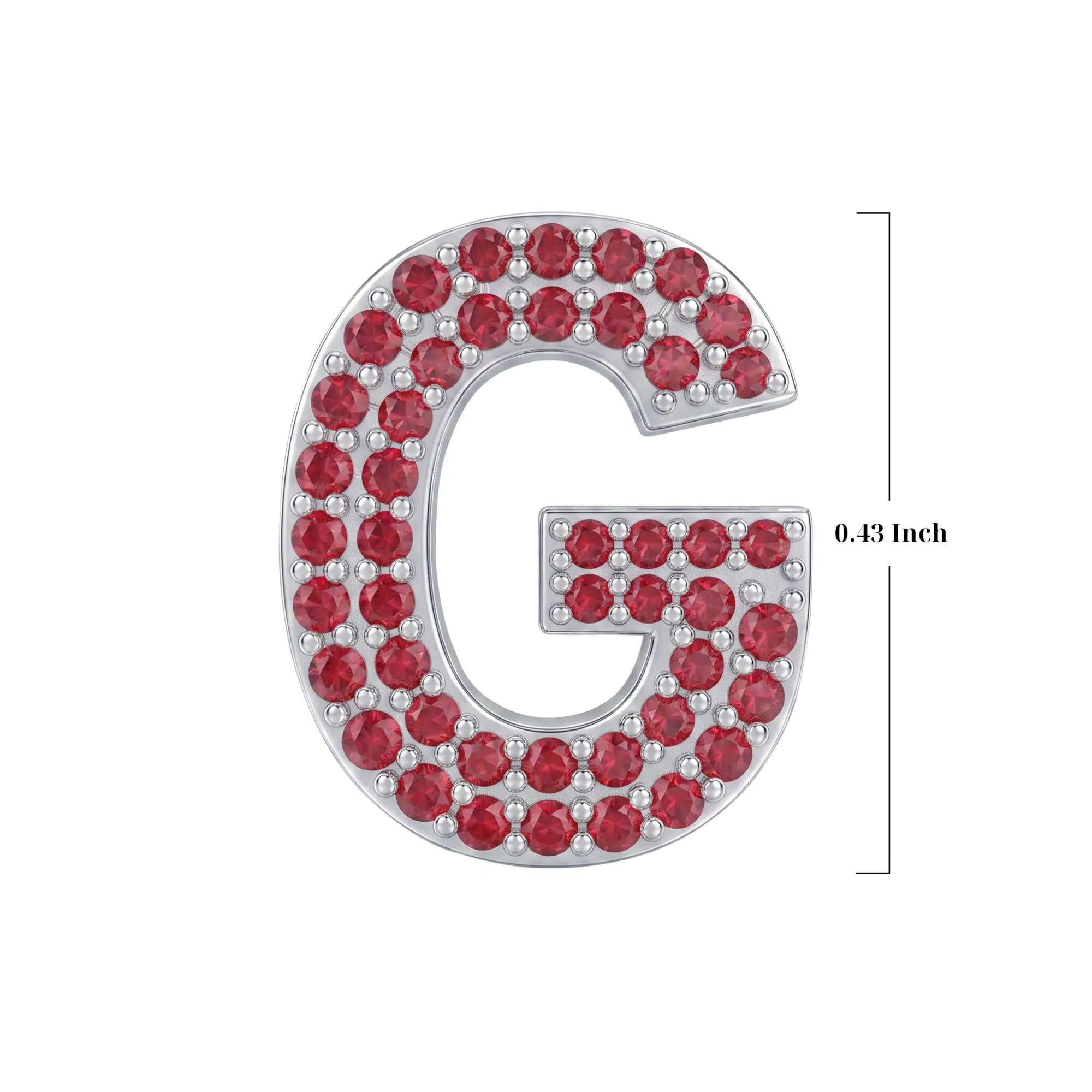 Red Letter G Charm