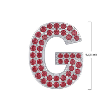 Red Letter G Charm